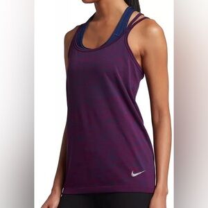 Nike Women's Dark Purple Tank Top